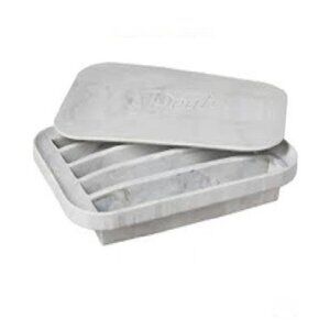 W&P Silicone Water Bottle Ice Cube Tray in White Marble